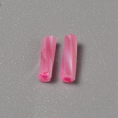 Opaque Colours Glass Twist Bugle Beads(GLAA-WH0039-08E)-2