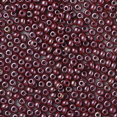 11/0 Czech Opaque Glass Seed Beads(SEED-N004-003B-37)-4