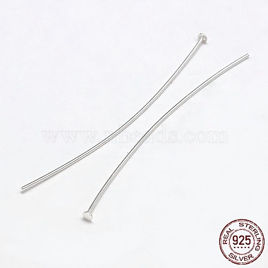 925 Sterling Silver Flat Head Pins(STER-F018-01C)-3