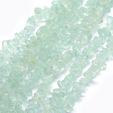 7mm PaleTurquoise Chip Glass Beads