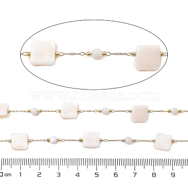 placage ionique (ip) 304 chaînes de trombones en acier inoxydable(CHS-P018-06G)-2