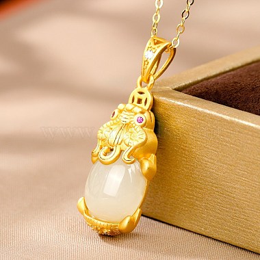 Natural Hetian Jade Pendants(STER-BB71730-A)-2