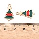 Christmas Theme Alloy Enamel Pendants(ENAM-T020-10J)-3