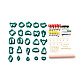 PP Plastic Clay Earring Cutters Set(DIY-G082-03A)-1