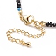 Shell & Glass Beaded Necklace for Women(NJEW-JN03910)-7