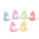 Luminous Resin Dwarfs Display Decorations, Micro Landscape Dollhouse Accessories, Pretending Prop Decorations, Glow in the Dark, Mixed Color, 11.5x11x16.5mm(RESI-T026-05M)