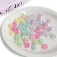 Opaque Acrylic Beads, Imitation Jelly, Round, Mixed Color, 16x14.4mm, Hole: 7mm(OACR-F010-23)