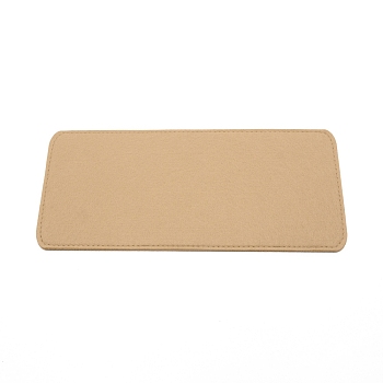 Rectangle Felt Bag Bottom, for Knitting Bag, Women Bags Handmade DIY Accessories, Tan, 13.1x30.5x0.6cm