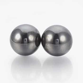 Magnetic Synthetic Hematite Beads, Gemstone Sphere, No Hole/Undrilled, Round, 29~30mm