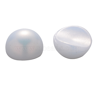 Cabochons en plastique ABS d'imitation nacre(MRMJ-Q092-6mm-C01)-2