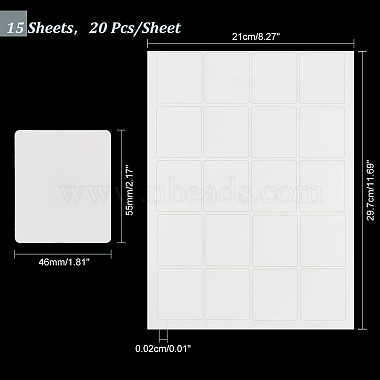 Paper Writable Blank Stickers(AJEW-WH0320-69A)-2