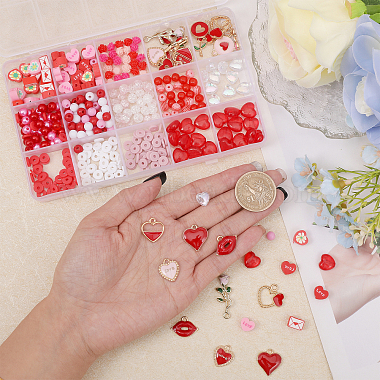 DIY Valentine's Day Jewelry Making Finding Kit(DIY-FH0006-01)-3