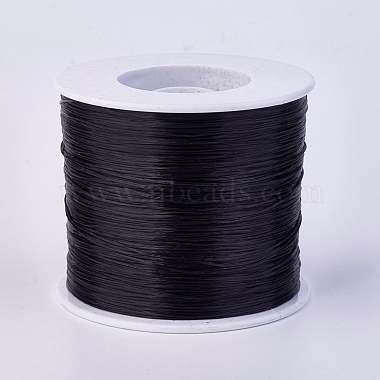 0.3mm Black Elastic Fibre Thread & Cord