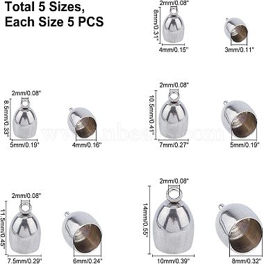 unicraftale 304 концы корда из нержавеющей стали(STAS-UN0010-60P)-3