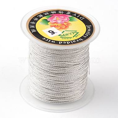 0.4mm WhiteSmoke Metallic Cord Thread & Cord