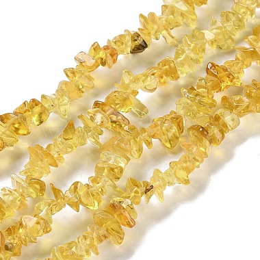 Goldenrod Chip Glass Beads