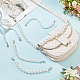Elite 6Pcs 6 Style Resin Imitation Pearl Beaded Chain Purse Strap Extenders(FIND-PH0009-60)-5