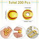 200Pcs Opaque Acrylic Round Beads(MACR-SP0001-89B)-2