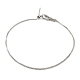 304 Stainless Steel Add a Bead Adjustable Box Chains Bracelets for Women(BJEW-M307-01A-P)-1