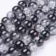 Spray Painted Crackle Glass Beads Strands(CCG-Q002-10mm-11)-1