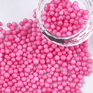 Small Craft Foam Balls, Round, for DIY Wedding Holiday Crafts Making, Fuchsia, 2.5~3.5mm(KY-T007-08H)
