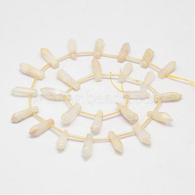 Natural Crystal Pointed Bead Strands(G-G940-04)-2
