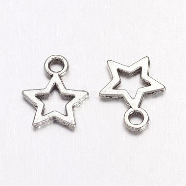Antik Silber tibetischen Stil Sterne Anhänger(X-LF0037Y)-2