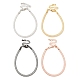 Brass Mesh Chain Bracelets for Women(DIY-B066-02G)-1