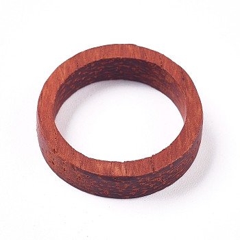 Unfinished Sandalwood Frame, for DIY Epoxy Resin, UV Resin Jewelry Pendant, Necklaces Making, Ring/Circle, 19.9x5mm, Inner Diameter: 13.5mm