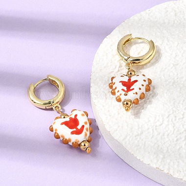 Brass Hoop Dangle Earrings(KK-CBA8324-26G)-4