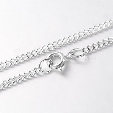 Iron Curb Chain Necklaces(NJEW-JN01045)-2