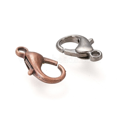 Alloy Lobster Claw Clasps(PALLOY-XCP0014-04-RS)-3