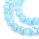perles en verre plaquent brins(EGLA-A034-P2mm-B14)-3