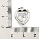 Placage de crémaillère en laiton micro pavé pendentifs en zircone cubique(KK-H469-02P-09)-3