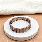 Retro Zinc Alloy Magnetic Therapy Link Chain Bracelets for Men, Symbol, Light Gold, 8.27 inch(21cm)(FS-WG8FDED-02)