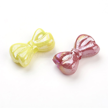 Mixed Opaque Acrylic Bowknot Beads(X-SACR-R697-M53)-2