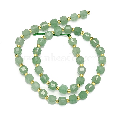 Natural Green Aventurine Beads Strands(G-I376-D39-01)-2