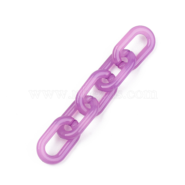 Imitation Jelly Acrylic Linking Rings(OACR-T024-02-E02)-4