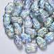 Perles de verre peintes par pulvérisation transparent(GLAA-S190-004B-02)-1