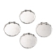316 Surgical Stainless Steel Cabochon Tray Settings(STAS-I187-05A-P)-1