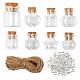 16Pcs 8 Styles Glass Jar Bead Containers(CON-FS0001-05)-1