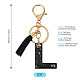 1Pc Resin Letter Keychains(KEYC-TADJ0001-09L)-3