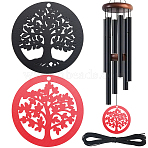 DIY Wind Chime Pendant Making Kits, including Tree of Life Iron Big Pendants and Nylon Cord, Mixed Color, 1mm(DIY-CN0003-73)