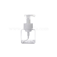 250ml Refillable PETG Plastic Foaming Soap Dispensers, with PP Plastic Pump, for Shower, Liquid Soap, Clear, 14.4x7cm, Capacity: 250ml(8.45 fl. oz)(TOOL-WH0080-43)