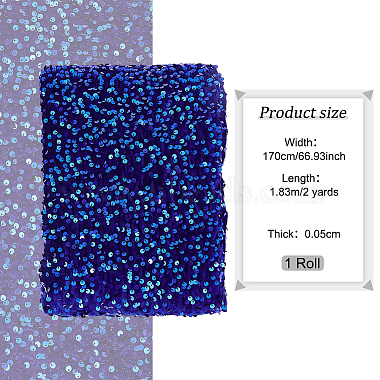 Velvet Sequin Fabric(DIY-WH0430-178B)-2