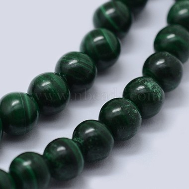 Chapelets de perles en malachite naturelle(G-F571-27AB2-6mm)-3