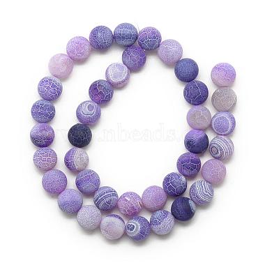 Natural Weathered Agate Bead Strands(G-S237-8mm-13)-2