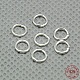 925 круглые кольца из серебра(STER-A005-27)-1