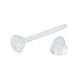 500Pcs Plastic Stud Earring Settings for Rhinestone(KY-FS0001-06)-4