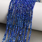 Gradient Color Natural Lapis Lazuli Beads Strands, Faceted, Round, 2mm, Hole: 0.6~0.7mm, about 225~228pcs/strand, 15.35~15.55''(39~39.5cm)(GG-CBA4399-A03-01)